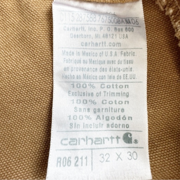 Carhartt Overalls Mens Duck Canvas Tan Bib
Double Knee Overalls size 32X30 - Picture 3 of 3